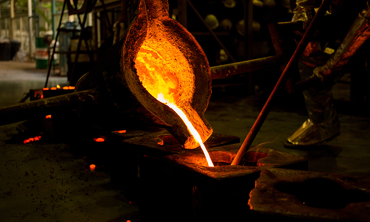 鋳物の製造過程